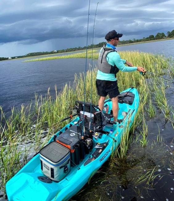 LLBean Wilderness Systems Recon 120 HD Pedal-Drive Kayak Unisex J46J3901 Water Sports Grey