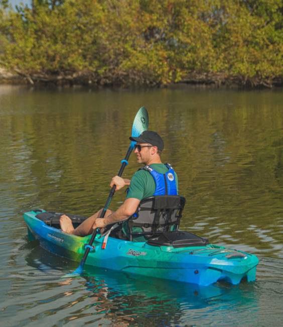 LLBean Wilderness Systems Targa 100 Sit-on-Top Kayak Unisex J46J6140 Water Sports Breeze Blue