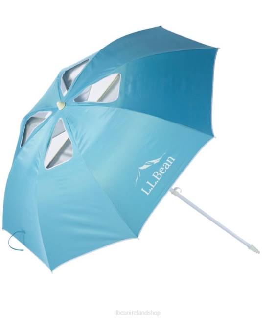 LLBean Wind Challenger Beach Umbrella Unisex J46J1360 Outdoor Equipment Blue