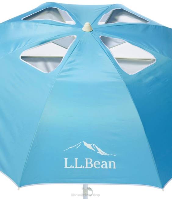 LLBean Wind Challenger Beach Umbrella Unisex J46J1360 Outdoor Equipment Blue