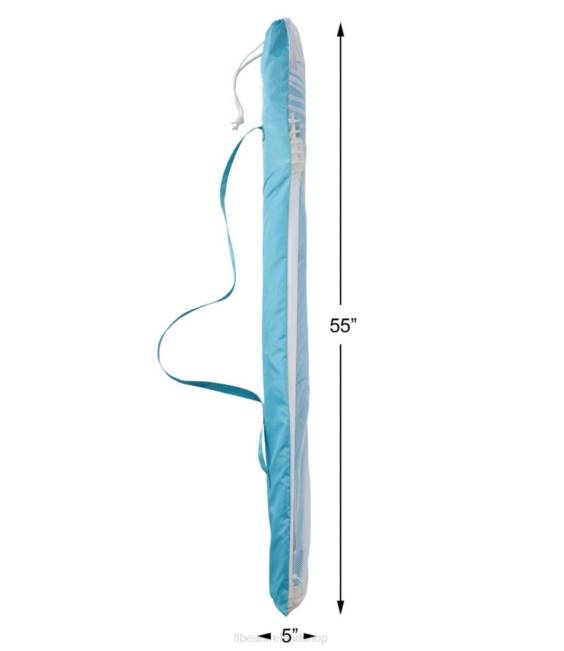 LLBean Wind Challenger Beach Umbrella Unisex J46J1360 Outdoor Equipment Blue