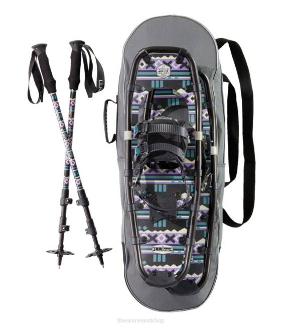 LLBean Winter Walker Snowshoe Package Unisex J46J5347 Winter Sports Black Mountain Classic