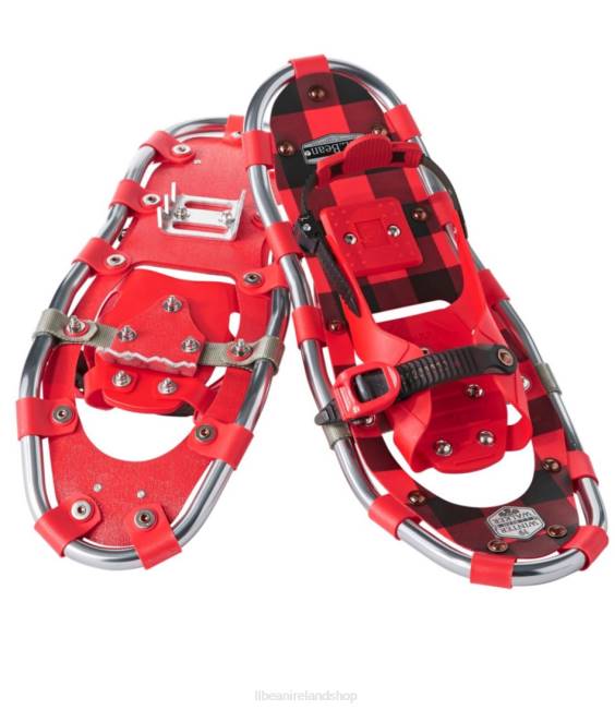 LLBean Winter Walker Snowshoes Unisex J46J4090 Winter Sports Red/Black Buffalo Plaid