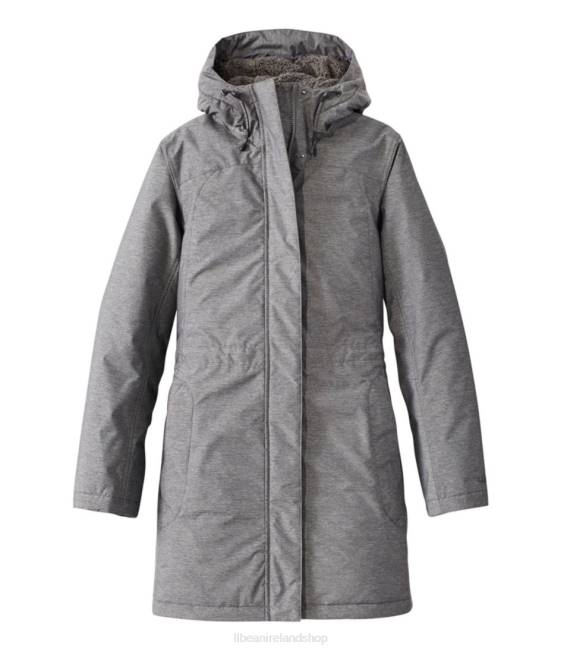 LLBean Winter Warmer Coat Women J46J3611 Outerwear Alloy Gray Heather