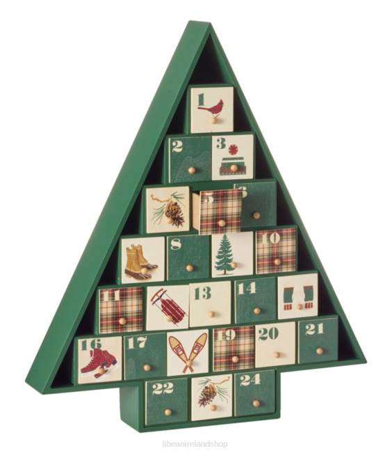 LLBean Woodland Advent Calendar Unisex J46J2562 Home Decor Multi