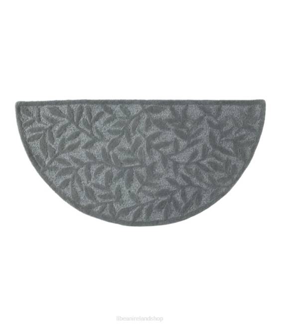 LLBean Wool Hearth Rug Crescent Leaf Unisex J46J4510 Home Decor Platinum