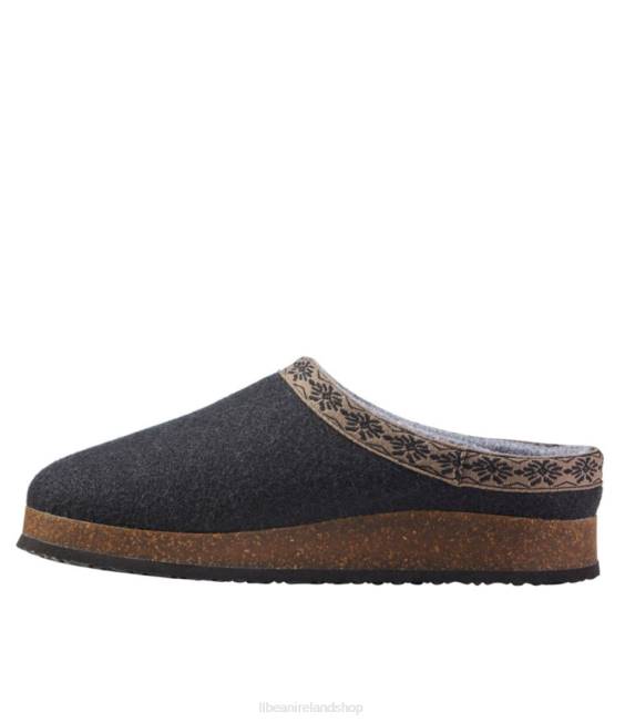 LLBean Wool Slipper Clogs Women J46J3737 Footwear Shale Gray