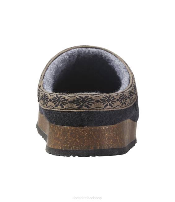 LLBean Wool Slipper Clogs Women J46J3737 Footwear Shale Gray