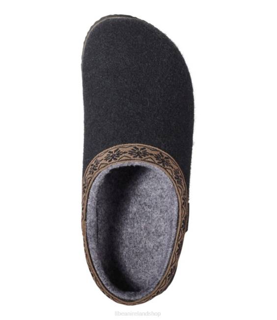 LLBean Wool Slipper Clogs Women J46J989 Footwear Black