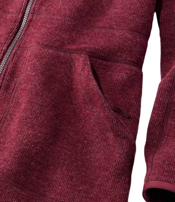 LLBean WoolTek Coat Women J46J5092 Outerwear Burgundy Heather