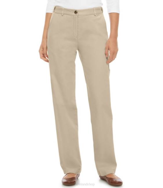 LLBean Wrinkle-Free Bayside Pants Women J46J5658 Clothing Heritage Stone