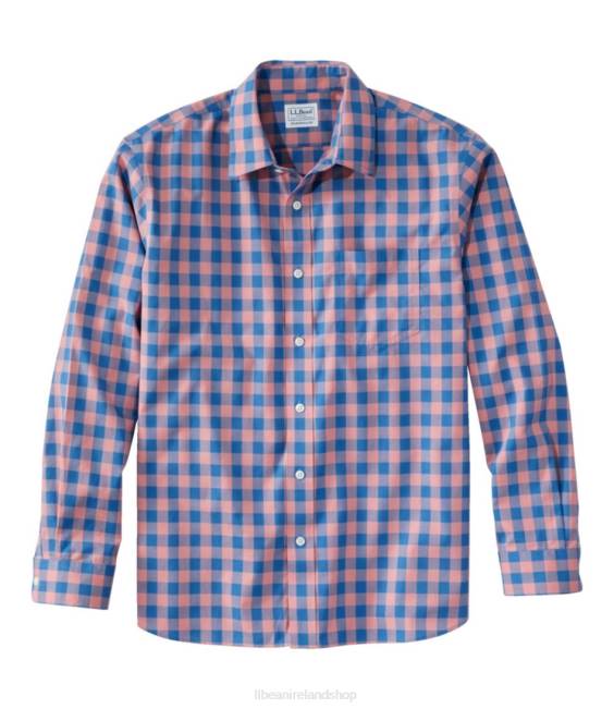 LLBean Wrinkle-Free Everyday Shirt Men J46J4845 Clothing Rose Wash