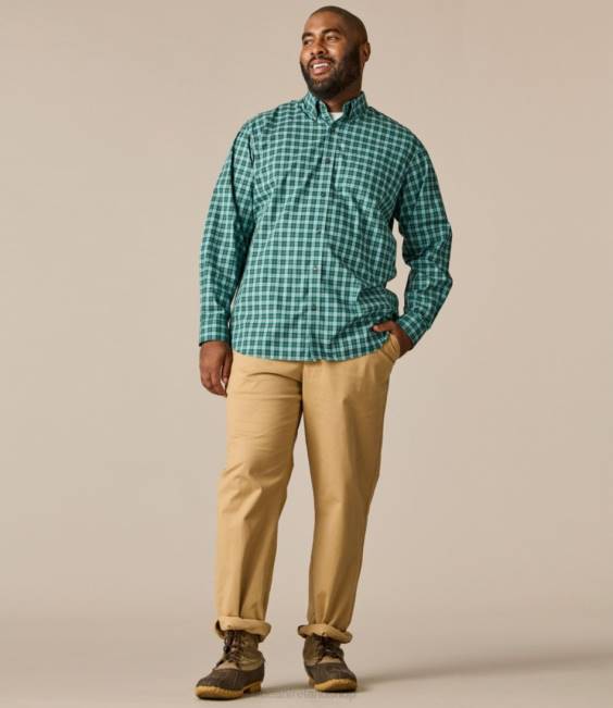 LLBean Wrinkle-Free Kennebunk Sport Shirt Men J46J3006 Clothing Morgan