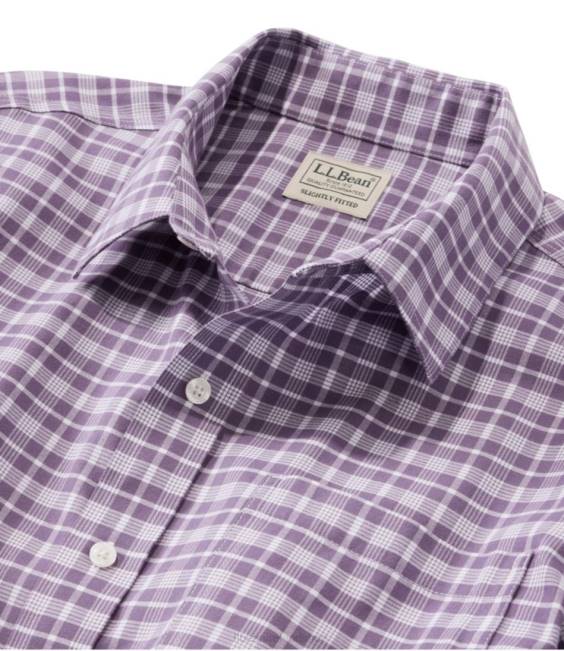 LLBean Wrinkle-Free Ultrasoft Brushed Cotton Shirt Men J46J5822 Clothing Sienna Brick