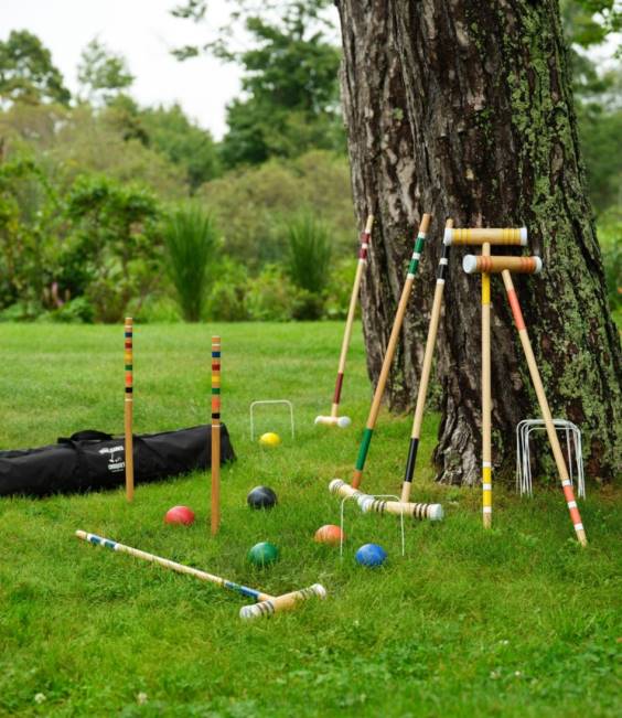 LLBean Yard Games Croquet Set Unisex J46J2115 Games  Recreation Multi Color