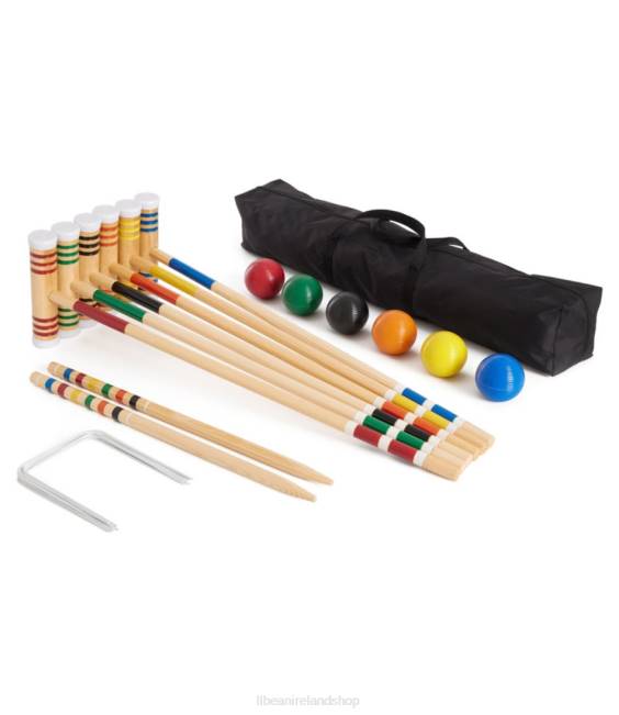 LLBean Yard Games Croquet Set Unisex J46J2115 Games  Recreation Multi Color