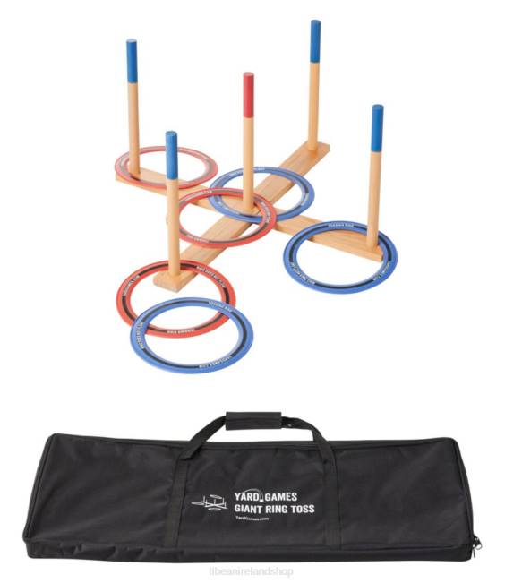 LLBean Yard Games Giant Ring Toss Unisex J46J1435 Games  Recreation Wood