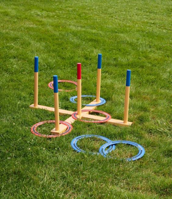 LLBean Yard Games Giant Ring Toss Unisex J46J1435 Games  Recreation Wood