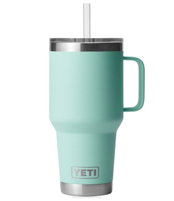LLBean Yeti Rambler Straw Mug Unisex J46J4098 Outdoor Accessories Seafoam