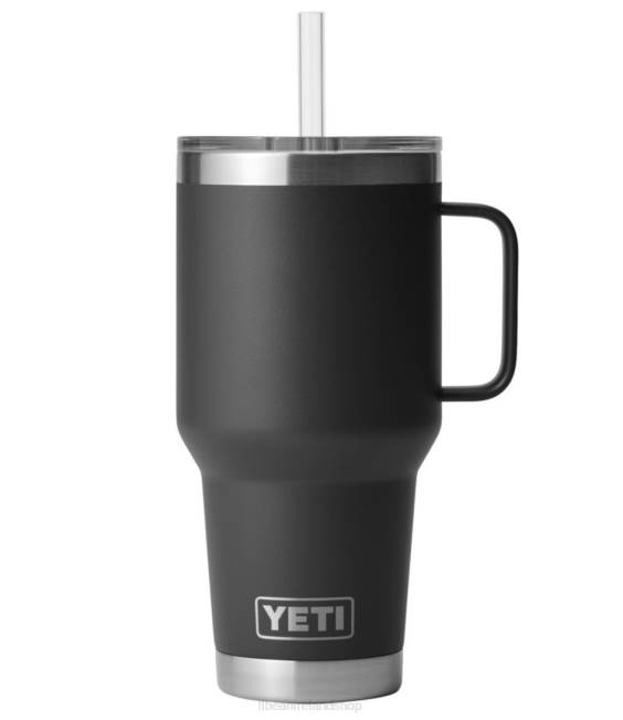 LLBean Yeti Rambler Straw Mug Unisex J46J6174 Outdoor Accessories Black