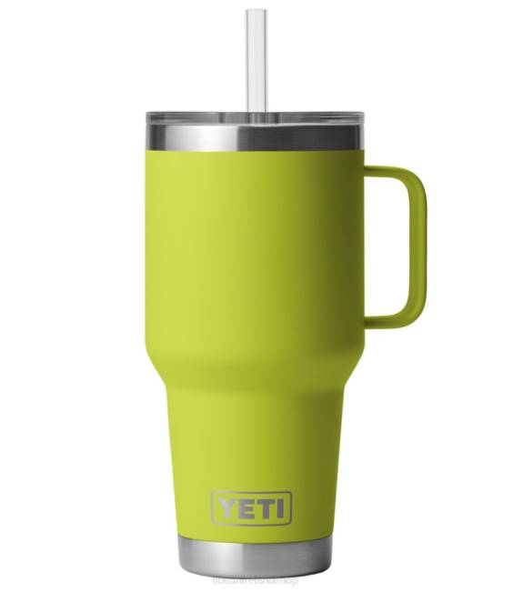 LLBean Yeti Rambler Straw Mug Unisex J46J7080 Outdoor Accessories Chartreuse