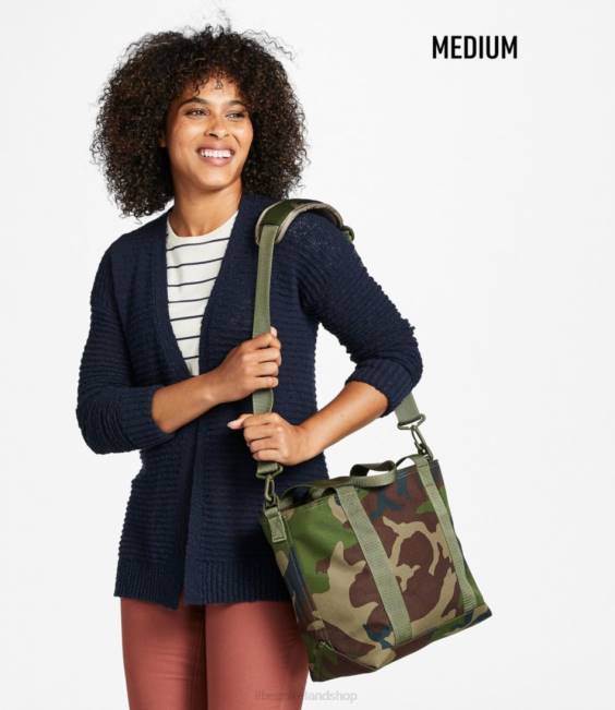 LLBean Zip Hunter\s Tote Bag With Strap Unisex J46J3893 Outdoor Equipment Camouflage