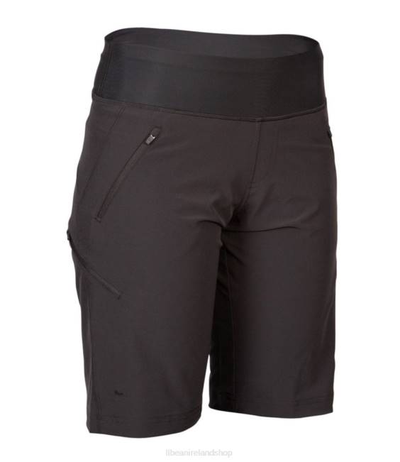 LLBean Zoic Navaeh Knit Waist MTB Short With Liner Women J46J3541 Clothing Black