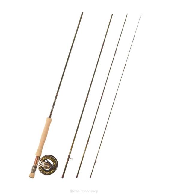 LLBean x Double L Euro Fly Rod Outfit Unisex J46J2311 Fishing Brown