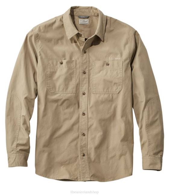 LLBean x Double L Field Shirt Men J46J3998 Outdoor Equipment Dark Driftwood