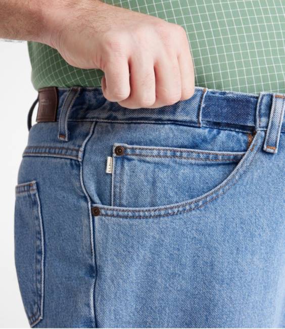 LLBean x Double L Jeans Men J46J3485 Clothing Stonewashed Denim