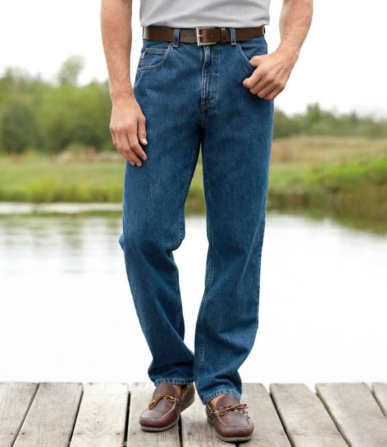 LLBean x Double L Jeans Men J46J692 Clothing Faded Denim