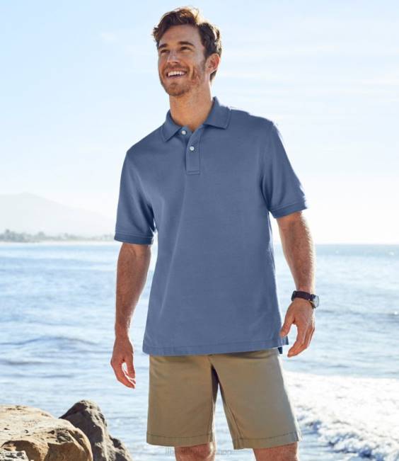 LLBean x Double L Premium Polo Banded Men J46J4587 Clothing Juniper