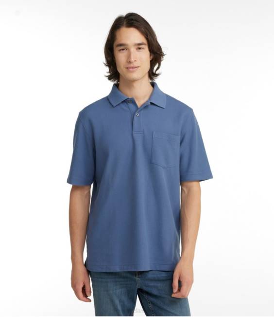 LLBean x Double L Premium Polo Men J46J4636 Clothing Juniper