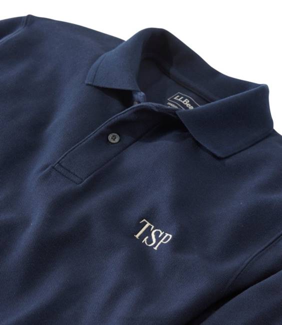 LLBean x Double L Premium Polo Men J46J6506 Clothing Deep Sapphire