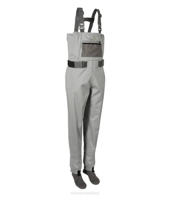 LLBean x Double L Stretch Stockingfoot Waders Unisex J46J1562 Fishing Graystone