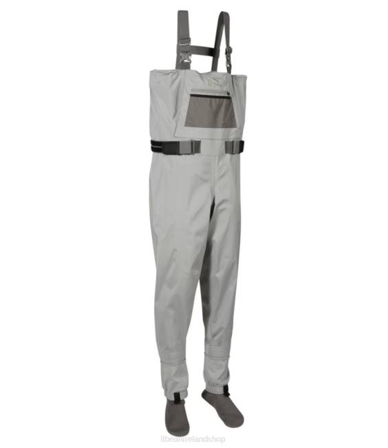 LLBean x Double L Stretch Stockingfoot Waders Unisex J46J1580 Fishing Graystone