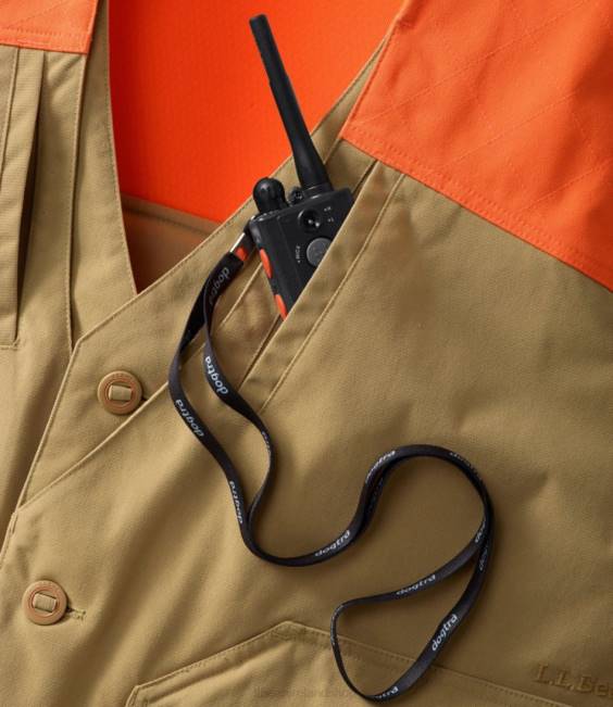 LLBean x Double L Upland Hunter\s Vest Men J46J1978 Outdoor Equipment Dark Khaki/Hunter Orange