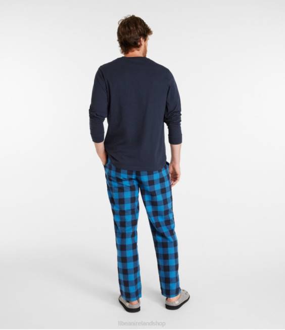LLBean x Peanuts Camp PJ Set Men J46J637 Clothing Marine Blue Buffalo