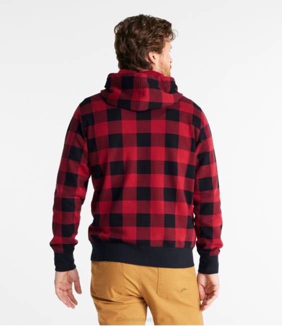 LLBean x Peanuts Sweatshirt Men J46J640 Clothing Deep Red Buffalo