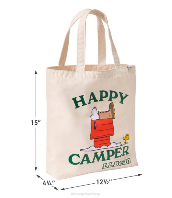 LLBean x Peanuts Wicked Shoppah Tote Unisex J46J2419 Accessories Natural/Wild Side