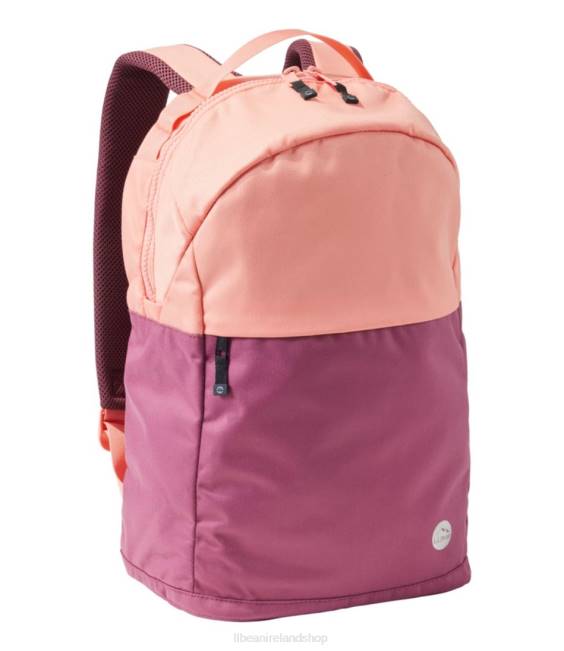 L.L.Bean Athleisure Backpack Unisex J46J2431 Accessories Warm Coral/Dark Plum Rose