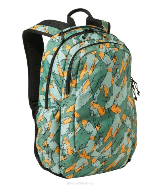L.L.Bean Comfort Carry Laptop Pack Print Unisex J46J2413 Accessories Guide Gold Crag