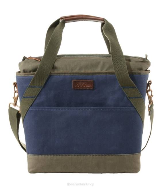 L.L.Bean Insulated Waxed-Canvas Tote Unisex J46J3912 Accessories Navy