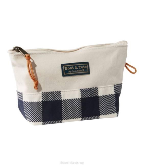L.L.Bean Boat and Tote Zip Pouch Unisex J46J6744 Accessories Bright Navy Buffalo