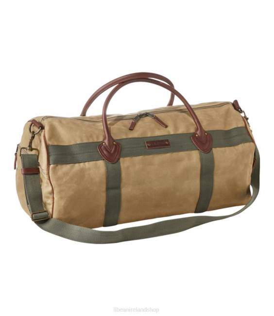 L.L.Bean Waxed Canvas Duffle Unisex J46J5459 Accessories Dark Khaki