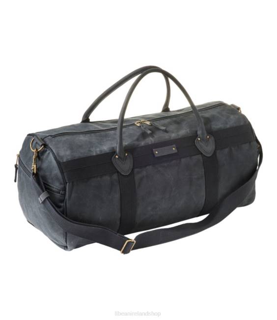 L.L.Bean Waxed Canvas Duffle Unisex J46J6242 Accessories Black