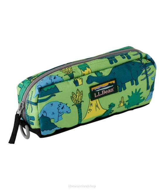 L.L.Bean Pencil Case Print Unisex J46J2324 Accessories Kelly Green Dino