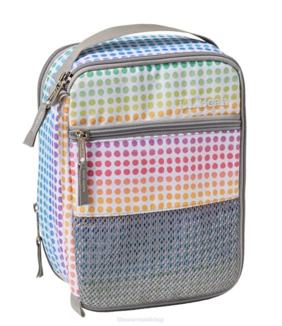 L.L.Bean Expandable Lunch Box Print Unisex J46J4273 Accessories Rainbow Dots