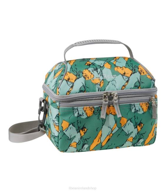L.L.Bean Flip-Top Lunch Box Print Unisex J46J2399 Accessories Guide Gold Crag