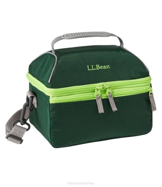 L.L.Bean Flip-Top Lunch Box Unisex J46J7107 Accessories Camp Green/Citron